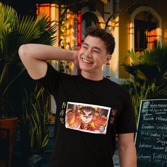 MAOKEI - Kyojuro Rengoku T-Shirt Style II - T-Shirt - 2