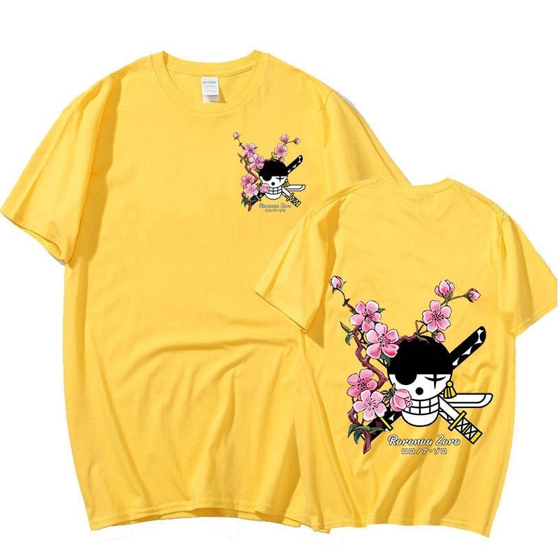 MAOKEI - 2022 New Roronoa Couple Zoro T-Shirt - 1005003839259555-black-XS