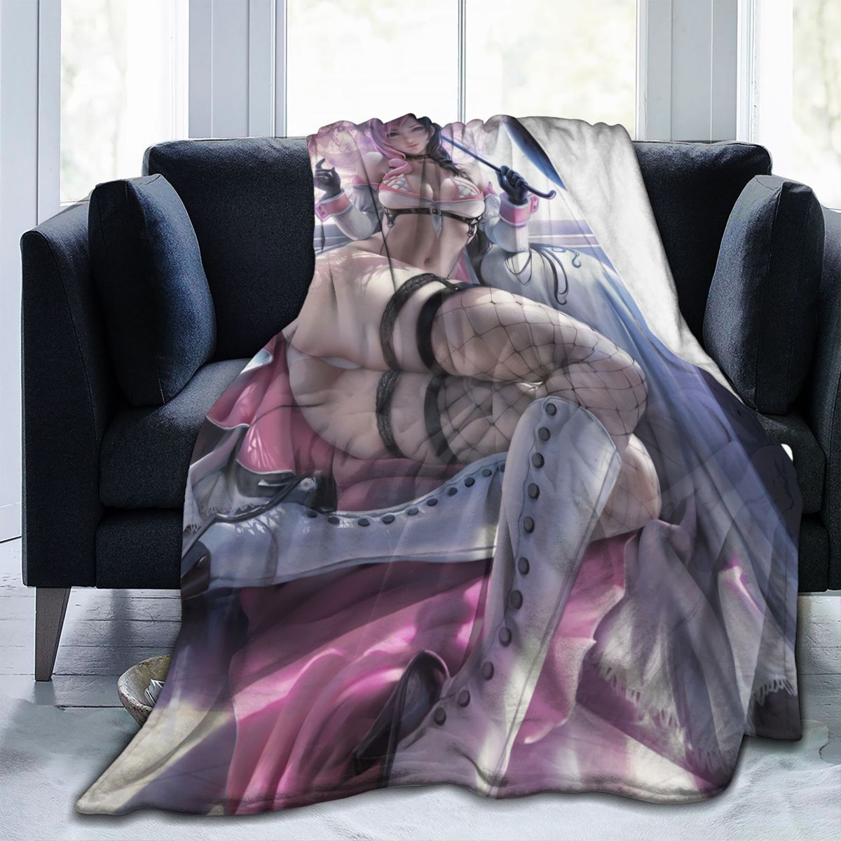 MAOKEI - 3D Anime Blanket Flannel Hentai - 1005003694144825-Poster Blanket 2-100x125cm