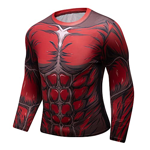 MAOKEI - 3D Colossal Titan Gym T-Shirt -