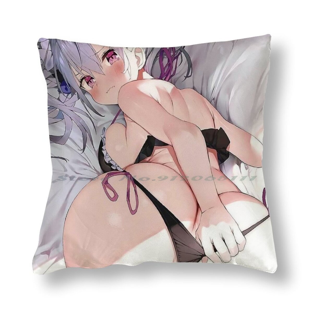 MAOKEI - 3D Hentai Original Character Pillow Case - 1005003008611326-Polyester-30x30cm 12x12in