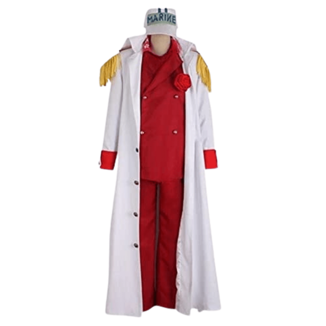 MAOKEI - Akainu Cosplay Sakazuki Admiral Suit Halloween Costume - B09Q3PQDNP-8
