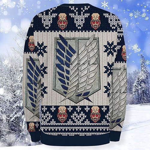 MAOKEI - AOT Emblem Christmas Sweater Style 1 -