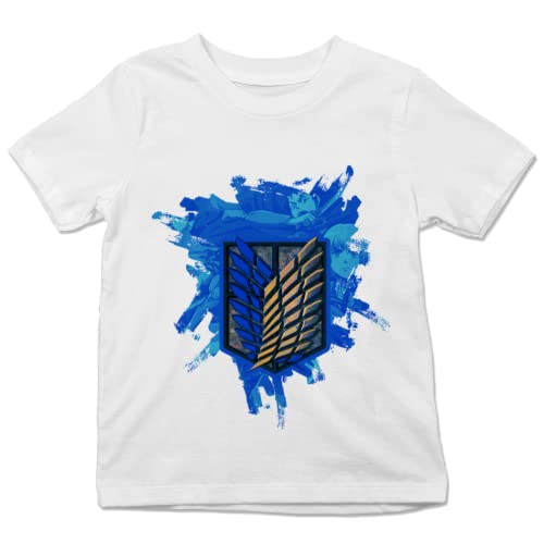 MAOKEI - AOT Exploration Battalion Blue Emblem T-Shirt - B0BT23ZG9V