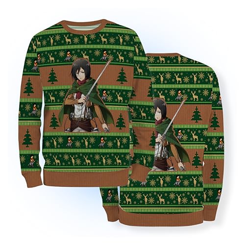 MAOKEI - AOT Mikasa Epic Christmas Sweater -