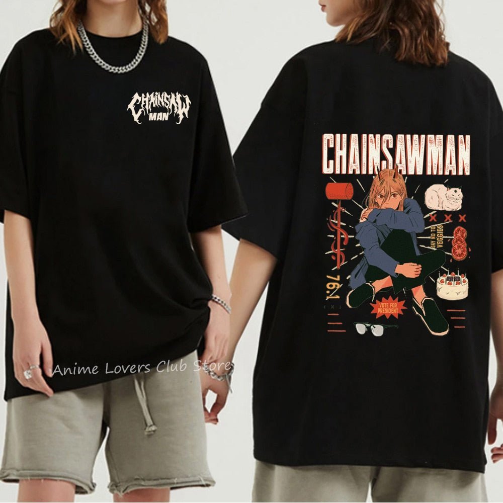MAOKEI - Chainsaw Man Power Style 3D T-shirt - 1005005124480435-style6-XS