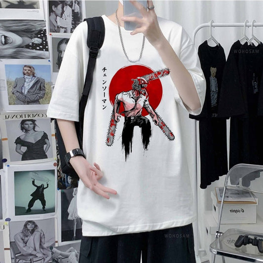 MAOKEI - Chainsaw Man Young Style T-shirt - 1005004901542119-XS
