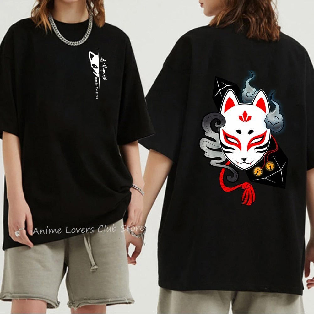 MAOKEI - Demon Slayer 3D Graffiti Style Mask T-Shirt - 1005004974266632-style19-XS