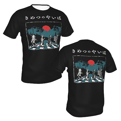 MAOKEI - Demon Slayer Kamado Team Trip T-Shirt - B0CHXMC2F4