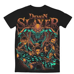 MAOKEI - Demon Slayer Main Team Vintage T-Shirt - B0BY31S59V