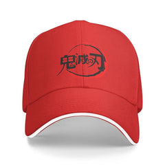 MAOKEI - Demon Slayer Official Anime Cap - 1005004222018642-Red-Baseball Cap