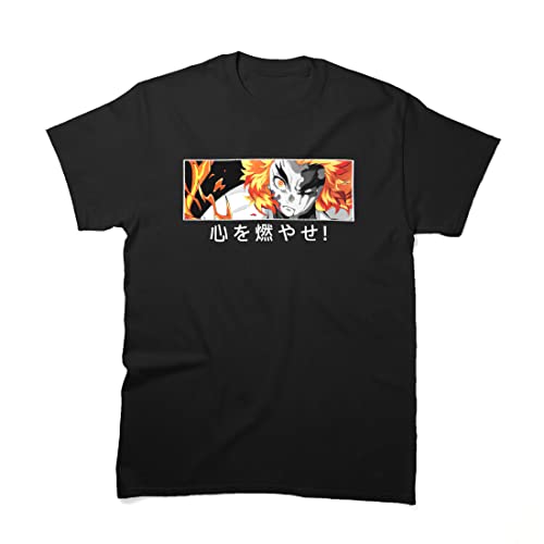 MAOKEI - Demon Slayer Rengoku Last Look Shirt - B09Y94YVPB