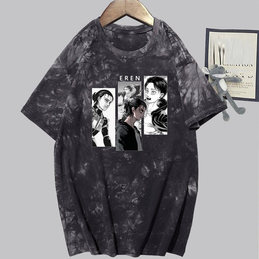 MAOKEI - Eren Fashion 3D T-shirt - 1005003187926679-Black-XS