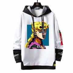 MAOKEI - Giorno Long Sleeve Hoodie - 1005004933336197-black6-Asian Size M