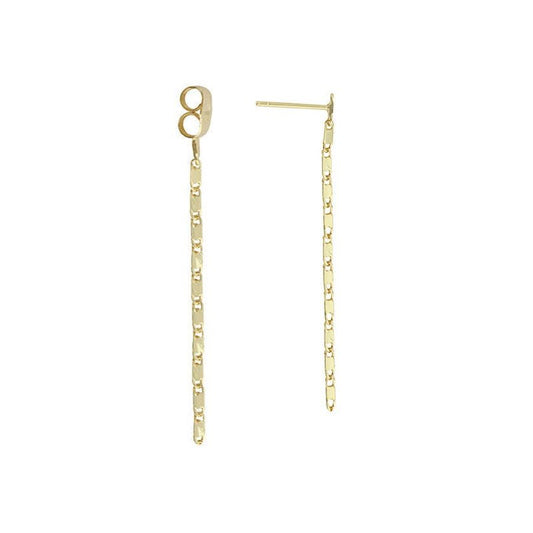 MAOKEI - Hanma Shuji Earrings Long Gold Chain - 1005003334147127-1