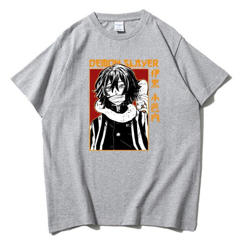 MAOKEI - Iguro Obanai 3D T-Shirt - 1005004369136250-Black-XS