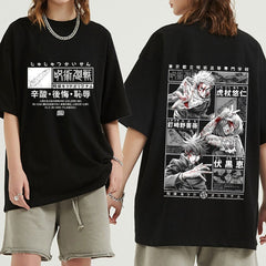 MAOKEI - Itadori Battle Team Vintage Shirt - 1005003668752412-Black-XS