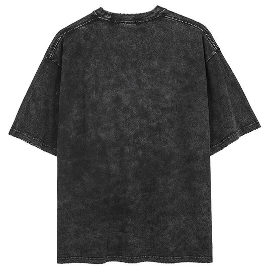 MAOKEI - Itadori Black Flash Vintage Shirt - 1005004843492661-Dark Grey-M