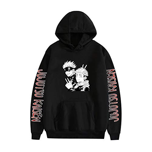 MAOKEI - Jujutsu Kaisen Gojo & Satoru Ouistiti Image Hoodie - B08P9K4YHV