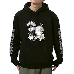 MAOKEI - Jujutsu Kaisen Gojo & Satoru Ouistiti Image Hoodie - B08P9K4YHV