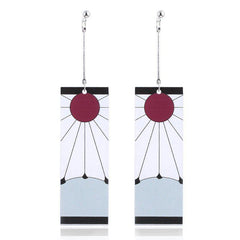 MAOKEI - Kamado Tanjiro Official Earrings - 1005002771683594-A-1