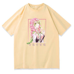 MAOKEI - Kanroji Mitsuri 3D T-Shirt - 1005004500262026-Black-XS