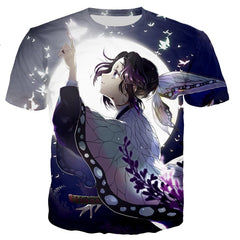 MAOKEI - Kochou Shinobu 3D Butterfly Shirt - 1005002715184023-07-XXS