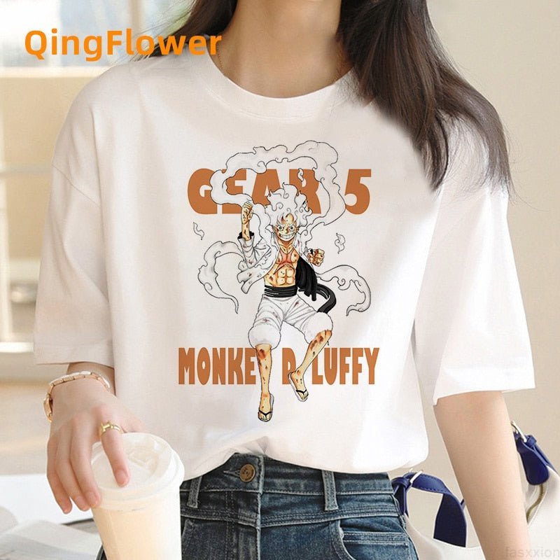 MAOKEI - Luffy Gear 5 T-shirt White Style - 1005004716392550-68317-XS