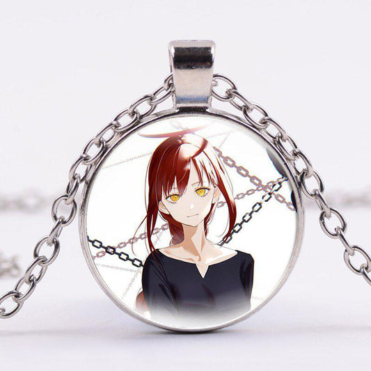 MAOKEI - Makima Chainsaw Man Necklace - 1005003303046809-Style 4-Silver color-China