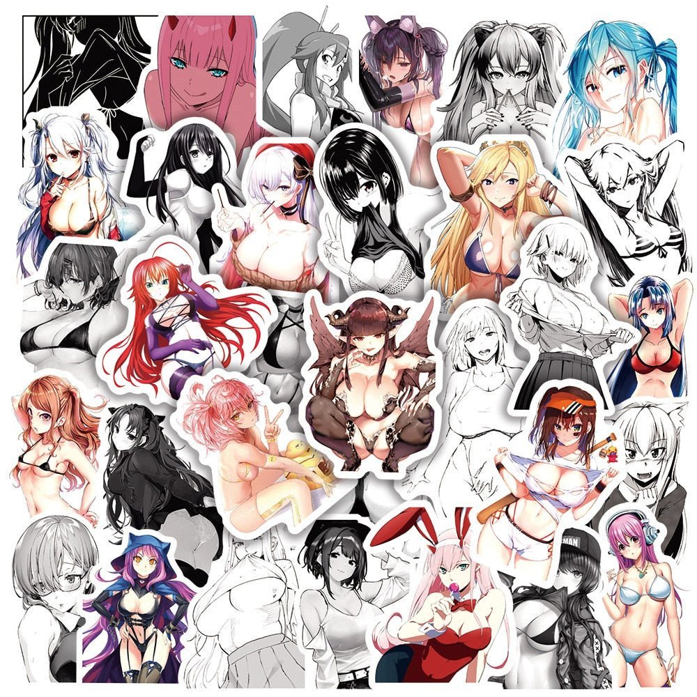 MAOKEI - Mixed Beauty Hentai Characters Stickers - 1005004026253269-10pcs