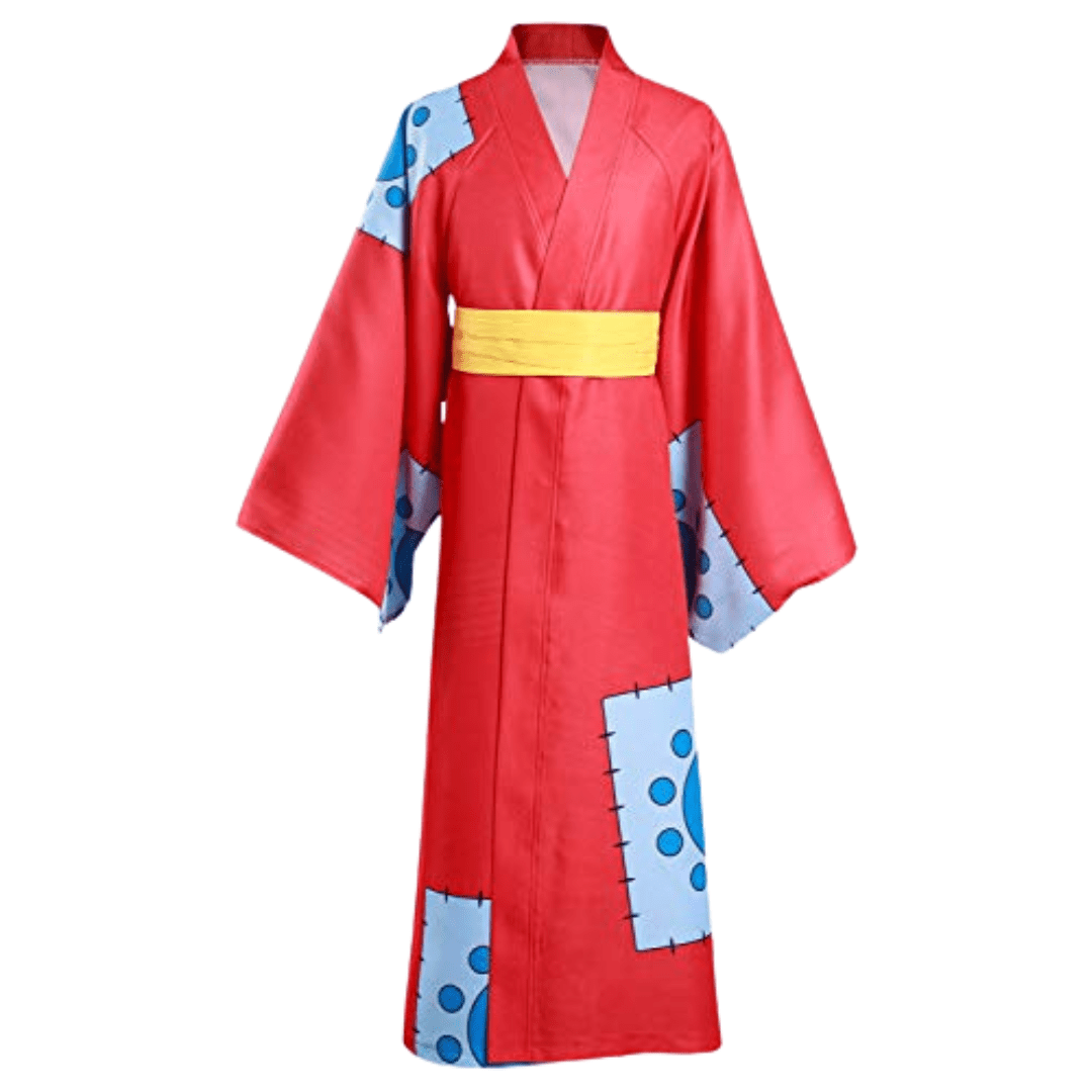 MAOKEI - Monkey D Luffy Wano Kimono Style Cosplay - B08RDJ3D2Y