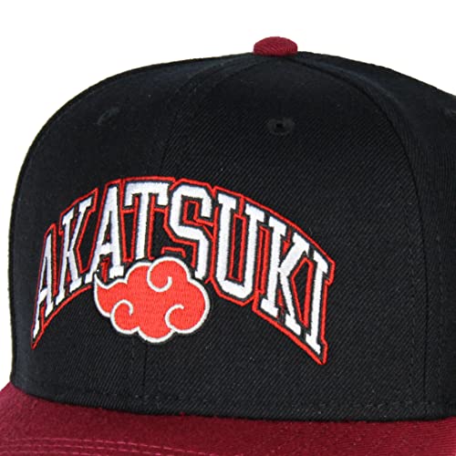 MAOKEI - Naruto Akatsuki Red Cloud Emblem Baseball Cap - B08NFDMH9V