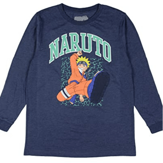 MAOKEI - Naruto Boy Ninja Kick Long-Sleeve T-Shirt - B0C47GQYZR