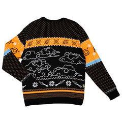 MAOKEI - Naruto Chibi Ramen Holiday Snowflakes Christmas Sweater - B0CKKHN266