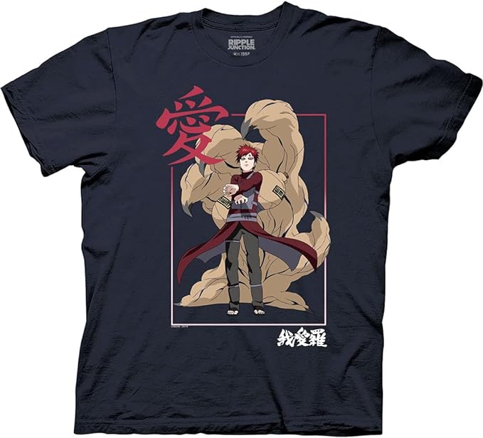 MAOKEI - Naruto Shippuden Gaara Hokage Shirt - B00U0HIUZK