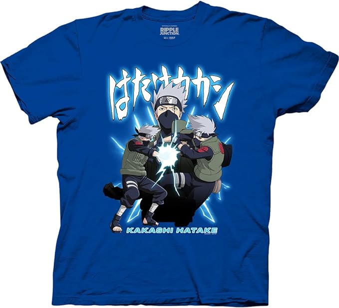 MAOKEI - Naruto Shippuden Kakashi Chidori Attack Shirt - B00U0HIXKW-5