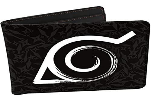 MAOKEI - Naruto Shippuden Konoha Symbol Wallet Style 1 - B078YSBZHK