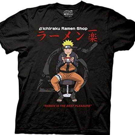 MAOKEI - Naruto Shippuden Ramen Eating Shirt - B00U0HLM4Q