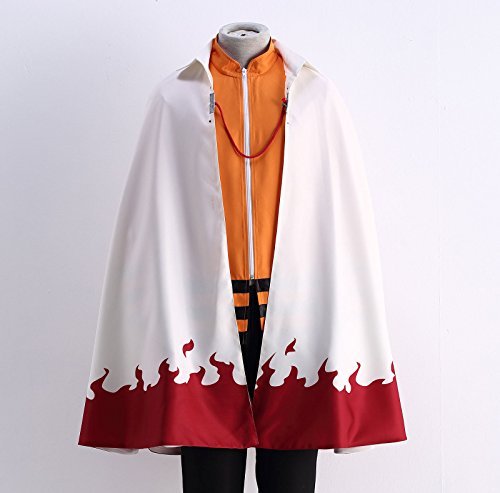 MAOKEI - Naruto Uzumaki 7th Hokage Cloak Cosplay Costume - B07FDTKNTD
