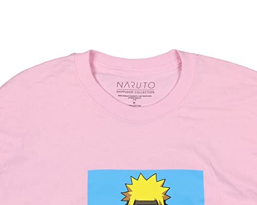 MAOKEI - Naruto Uzumaki Special Pink Long Sleeve T-Shirt - B0BWPQS378
