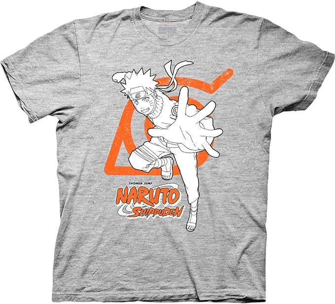 MAOKEI - Naruto x Hidden Leaf Village Symbol Fashion T-shirt - B00F0Q6Z4E-2
