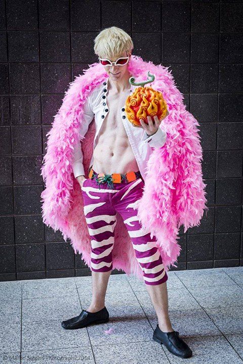 MAOKEI - One Piece Doflamingo Special Cosplay Costume - B0C9HR9G8C