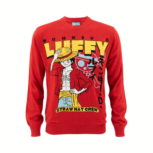 MAOKEI - One Piece Monkey D Luffy Epic Christmas Sweater - B0C382LJ8L