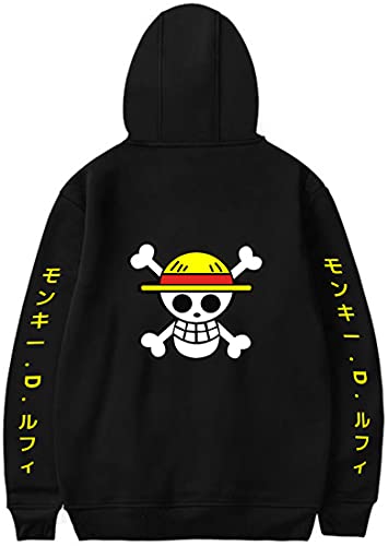 MAOKEI - One Piece Monkey D Luffy Eyes Hoodie Style 2 - B09MTJX68W