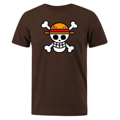 MAOKEI - One Piece Mugiwara Flag Basic T-Shirt - 1005002519291385-black 6-XS