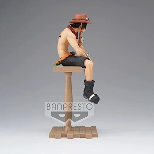 MAOKEI - One Piece Portgas.D.Ace Sitting Epic Statue -