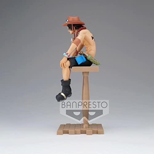 MAOKEI - One Piece Portgas.D.Ace Sitting Epic Statue -
