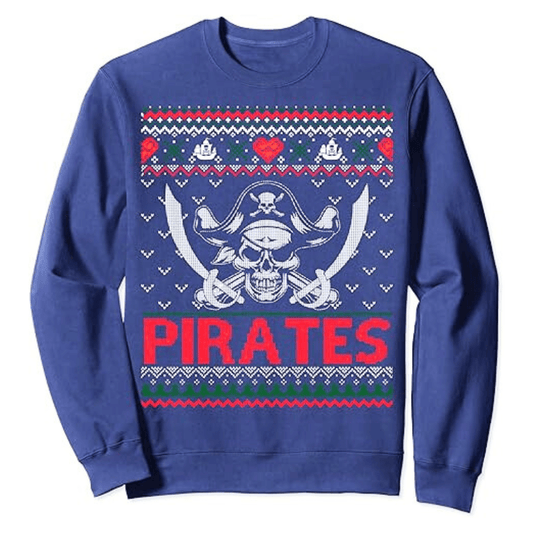 MAOKEI - One Piece Realistic Pirates Emblem Christmas Sweater - B081CPWMF7