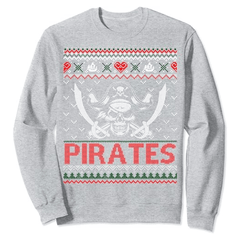 MAOKEI - One Piece Realistic Pirates Emblem Christmas Sweater - B081CPWMF8
