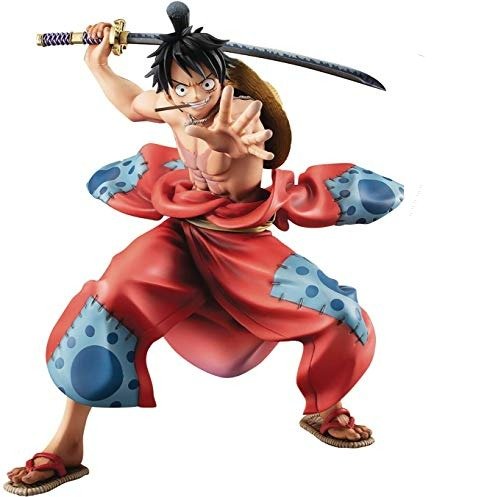 MAOKEI - One Piece Wano Luffy One Sword Style Figure - B0847BB3BM